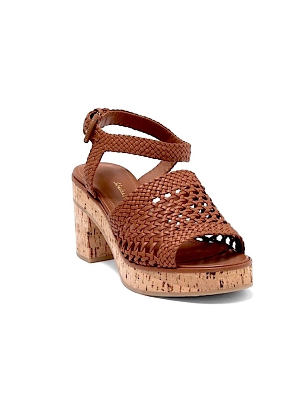 Salvatore Ferragamo Platform Sandals Classic Summer Heels Sz. 7.5 C fits 8 M - Picture 4 of 11